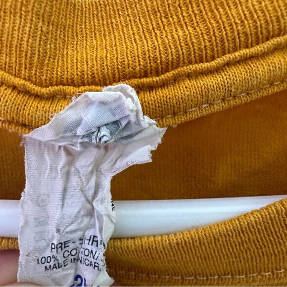 Neil young band tshirt 2008 08’ North American fall tour Tie-Dye orange Yellow - Picture 6 of 6